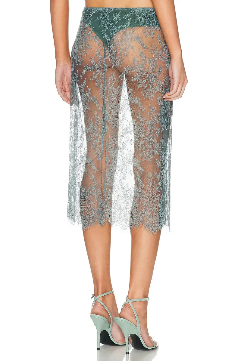 L'Academie Mimi Midi Skirt | Thumbnail 4 L'Academie Mimi Midi Skirt | Thumbnail 4