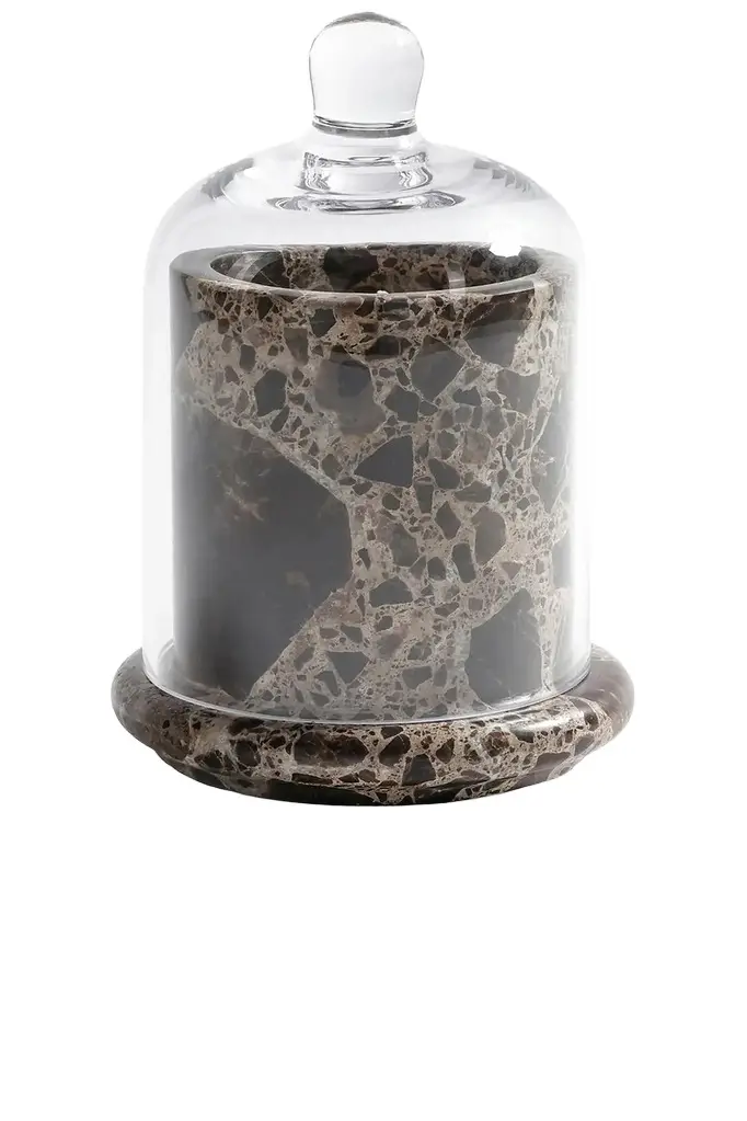 The Favorites Marbella Scented Candle Jar With Cloche | Image 1 The Favorites Marbella Scented Candle Jar With Cloche | Image 1