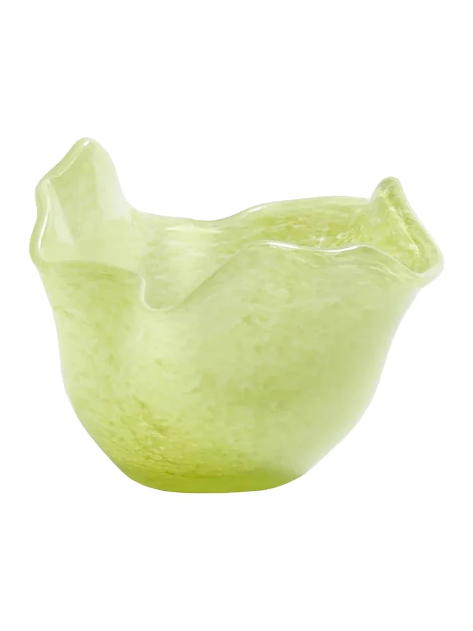 The Favorites Wavy Bowl Glass Tealight Holder Set of 6
