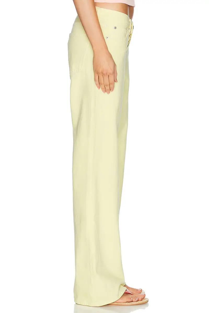 Frame The Gray Wide Leg Jeans | Thumbnail 3 Frame The Gray Wide Leg Jeans | Thumbnail 3