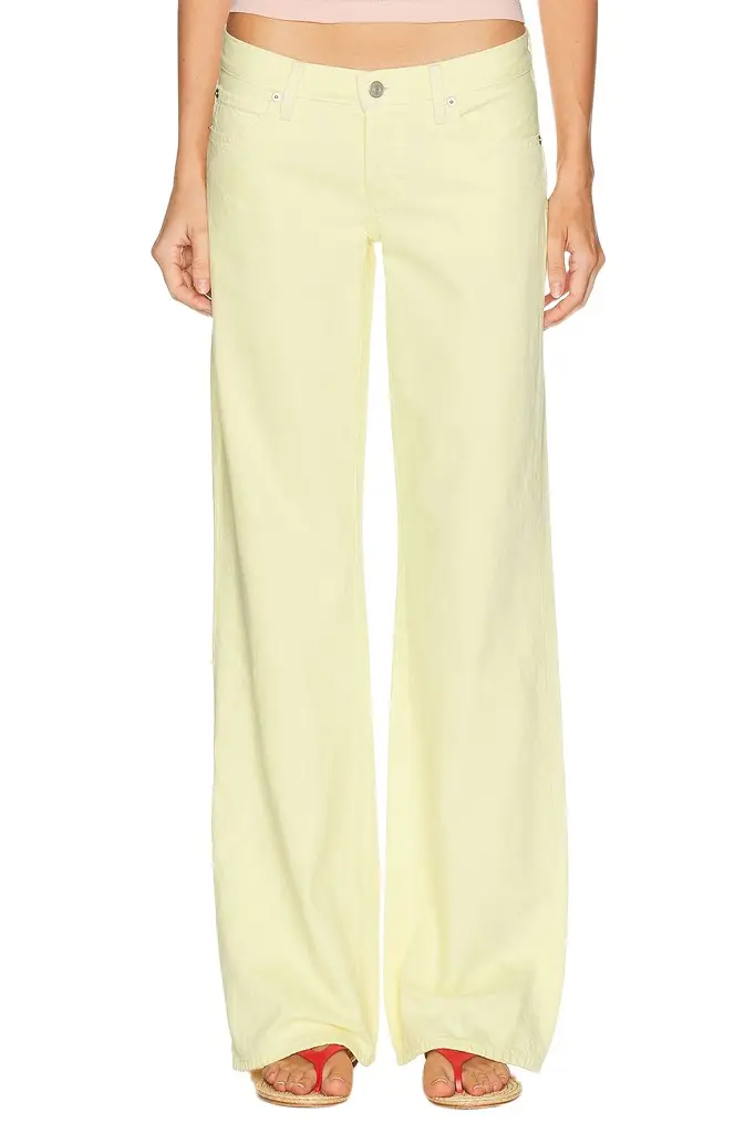 Frame The Gray Wide Leg Jeans