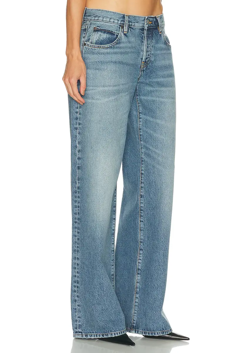 Frame x Alexandra Leclerc The Leo Low Rise Baggy Jean | Thumbnail 2 Frame x Alexandra Leclerc The Leo Low Rise Baggy Jean | Thumbnail 2