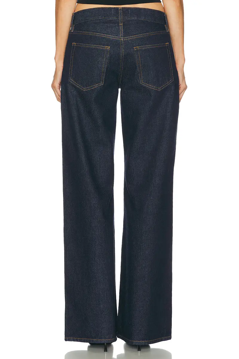 Frame x Alexandra Leclerc The Leo Low Rise Baggy Jean | Thumbnail 4 Frame x Alexandra Leclerc The Leo Low Rise Baggy Jean | Thumbnail 4