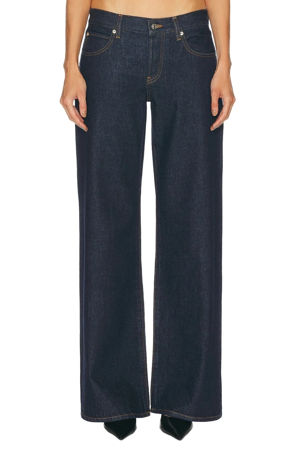Frame x Alexandra Leclerc The Leo Low Rise Baggy Jean