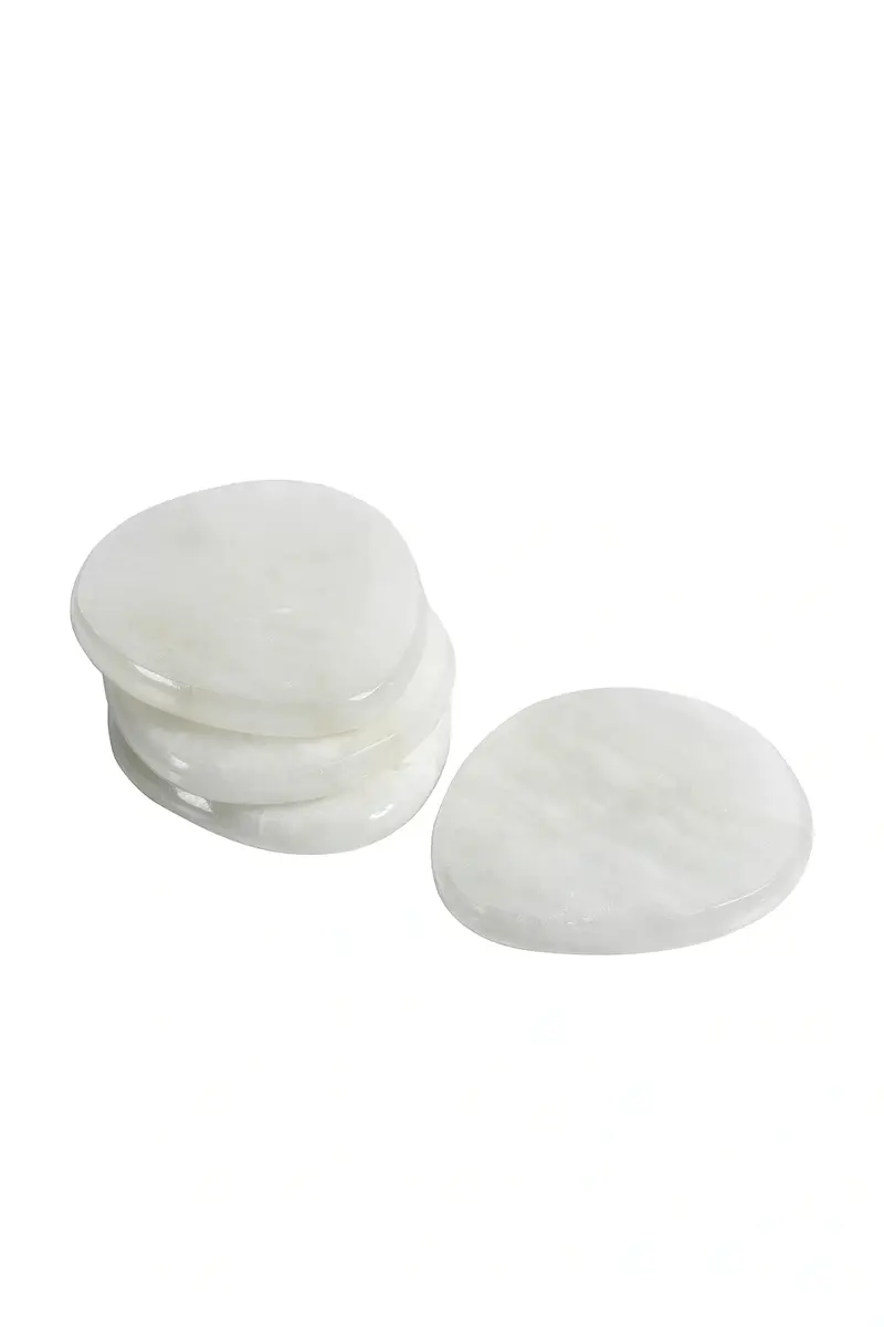 The Favorites La Salama Alabaster Coasters Set Of 4 | Image 1 The Favorites La Salama Alabaster Coasters Set Of 4 | Image 1