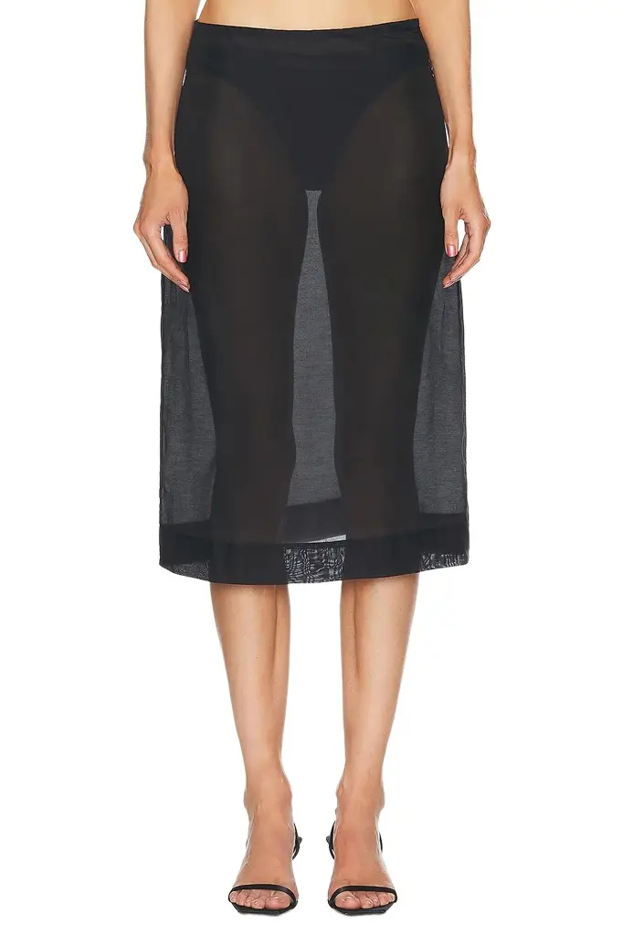 L'Academie Gabin Midi Skirt | Image 1 L'Academie Gabin Midi Skirt | Image 1