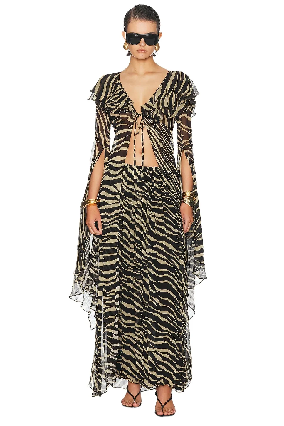 Ronny Kobo Kyle Maxi Top
