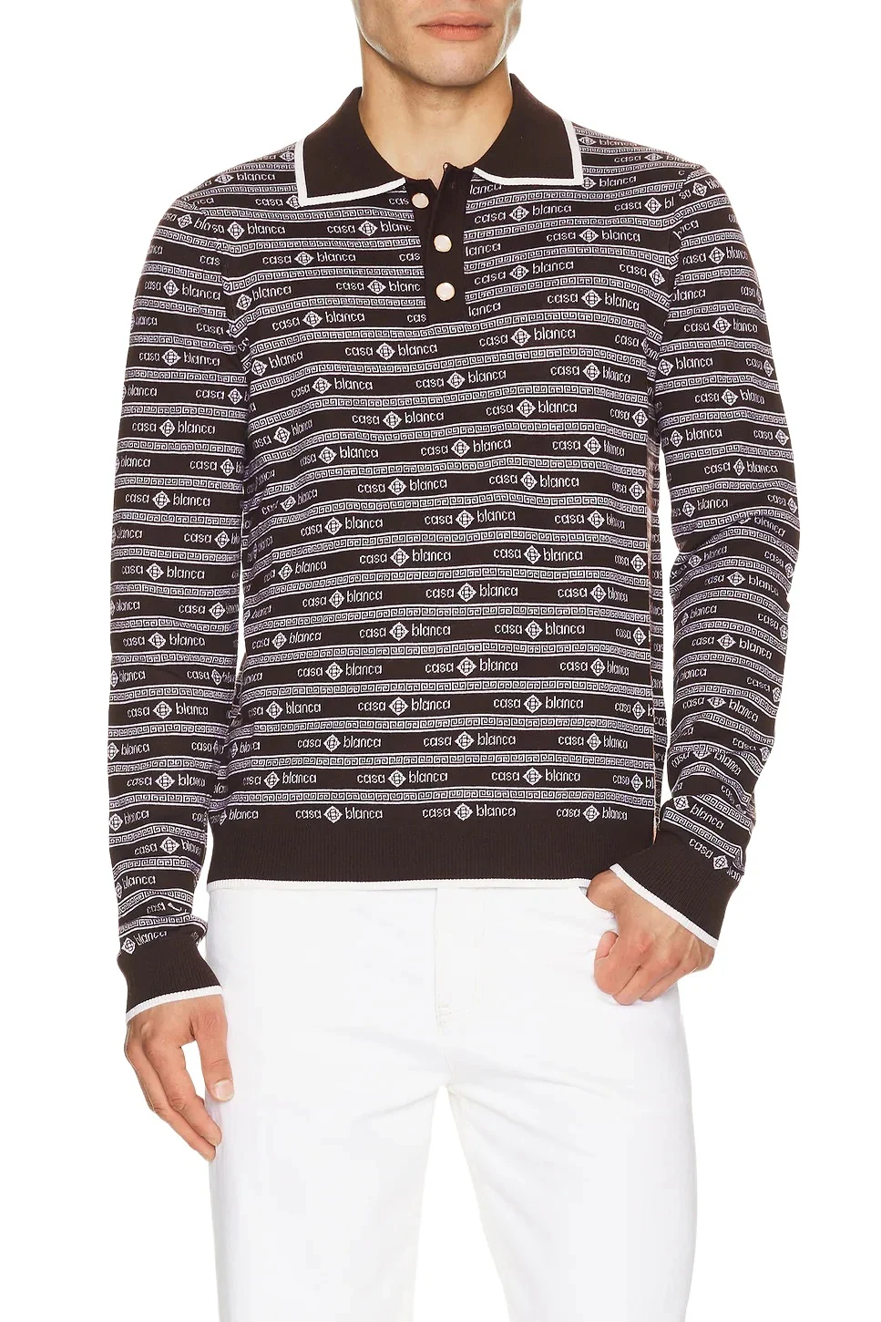 Wordmark Long Sleeve Polo Wordmark Long Sleeve Polo