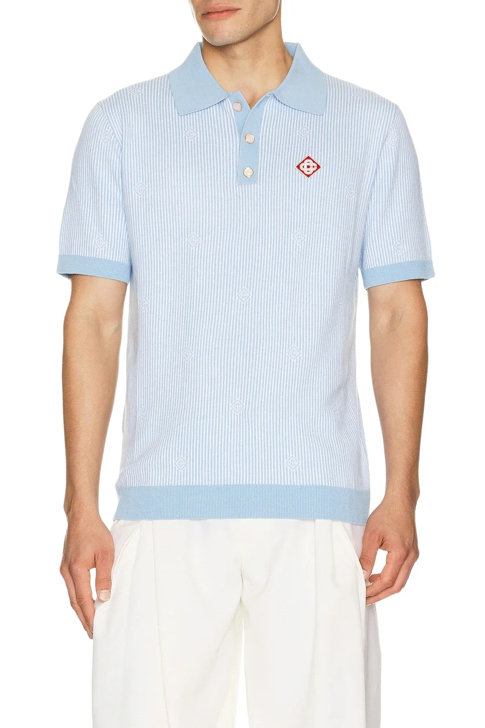 Pinstripe Polo Shirt