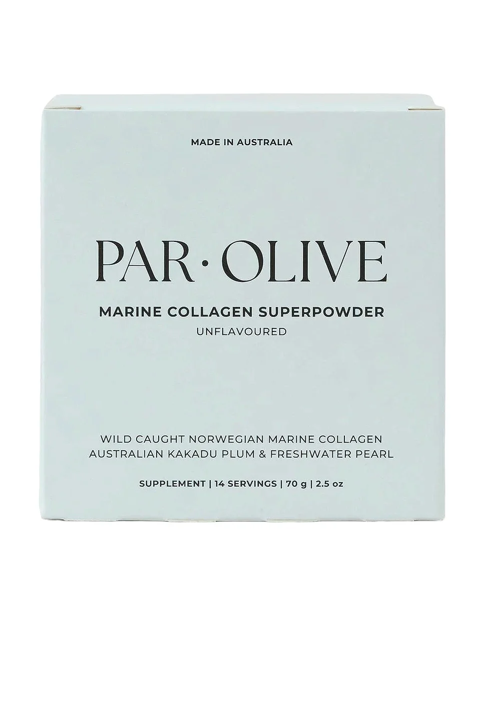Par Olive Unflavoured Pearl Marine Collagen Superpowder Travel Set