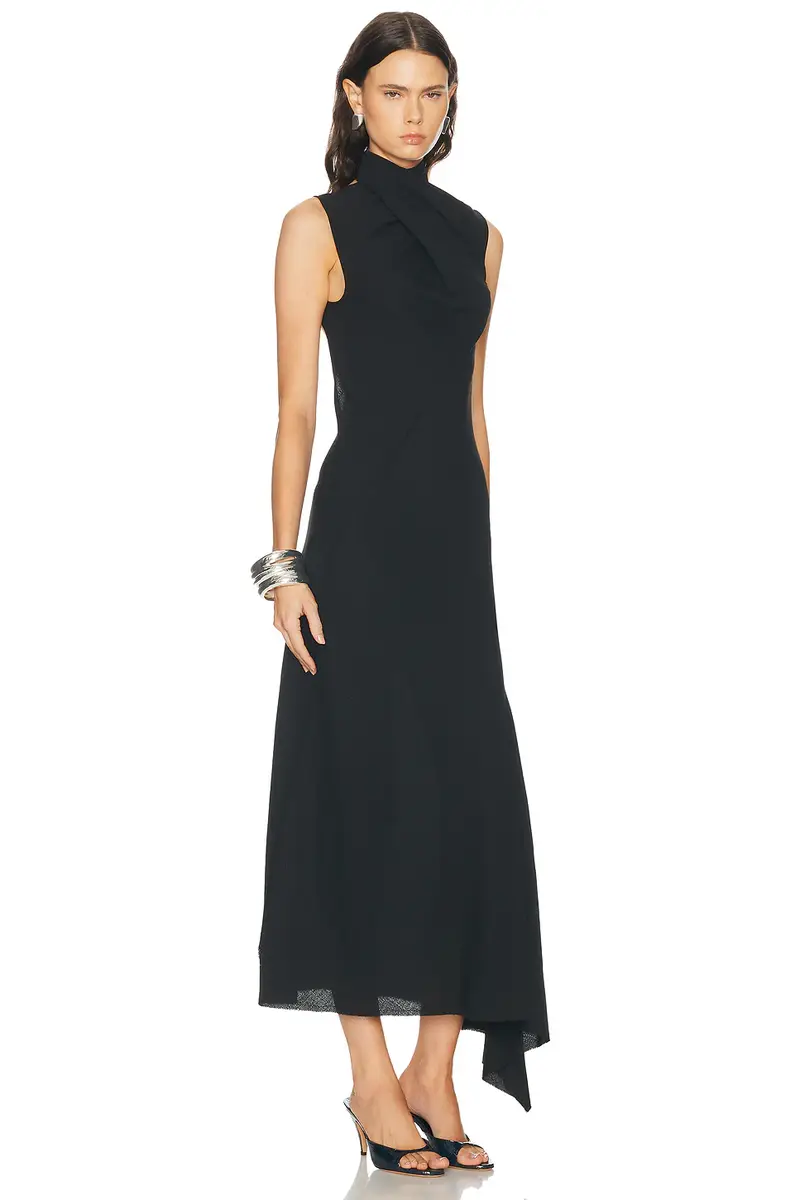The Attico Turtleneck Midi Dress | Thumbnail 2 The Attico Turtleneck Midi Dress | Thumbnail 2