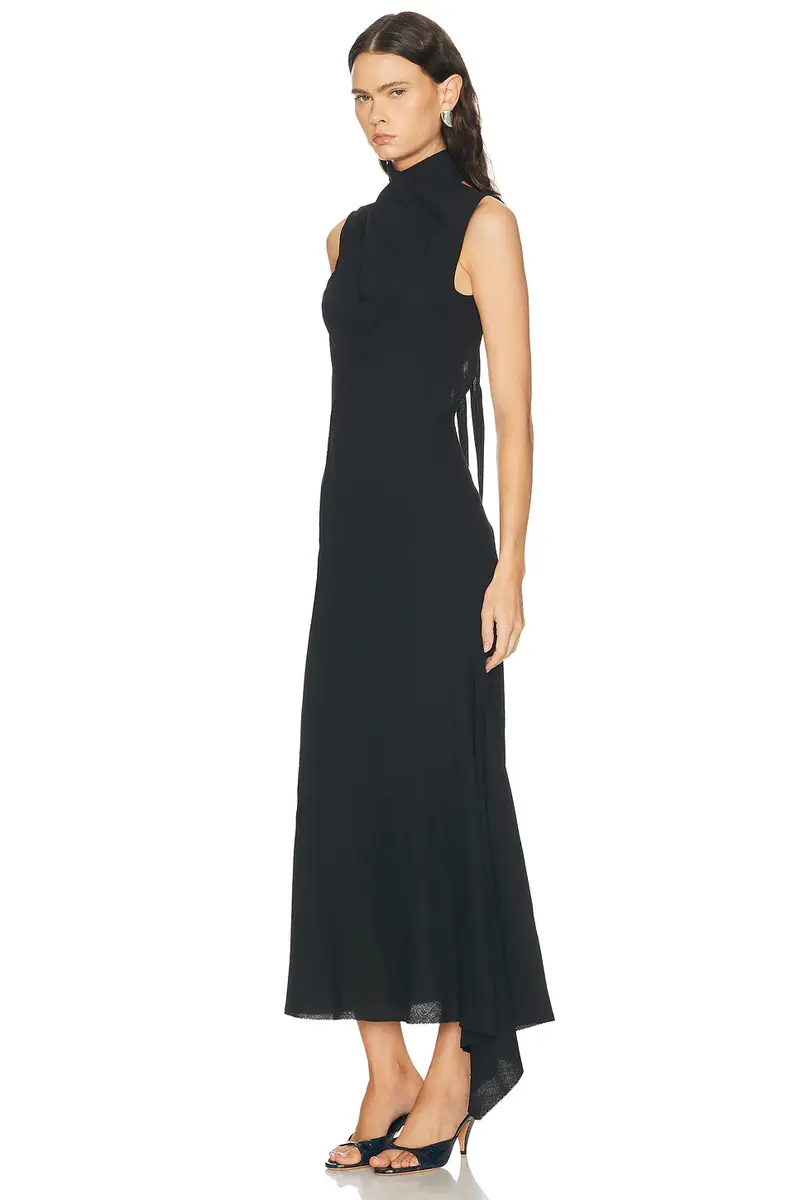 The Attico Turtleneck Midi Dress | Thumbnail 3 The Attico Turtleneck Midi Dress | Thumbnail 3