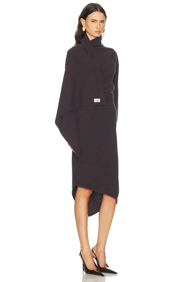 The Attico Scarf Midi Dress | Thumbnail 2 The Attico Scarf Midi Dress | Thumbnail 2