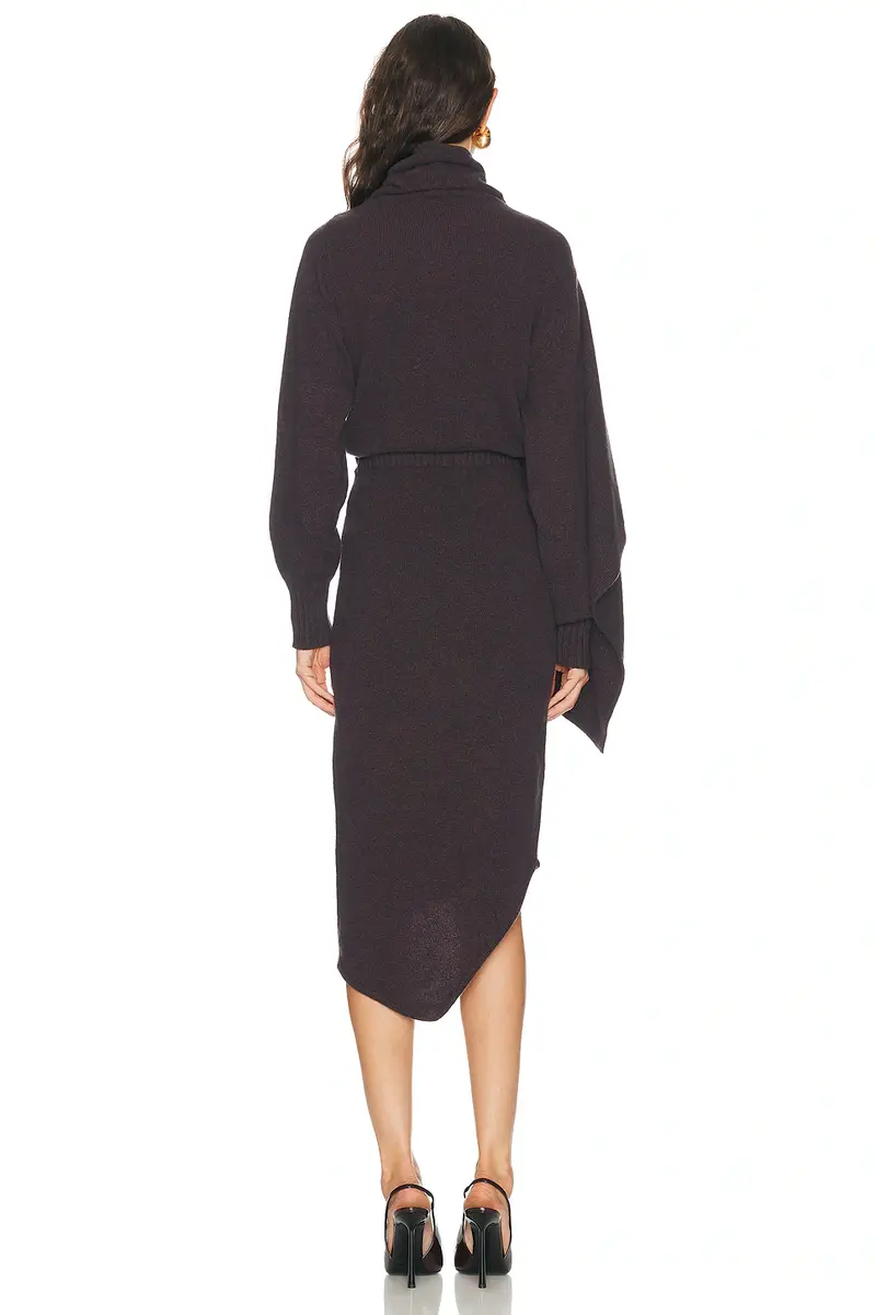 The Attico Scarf Midi Dress | Thumbnail 4 The Attico Scarf Midi Dress | Thumbnail 4