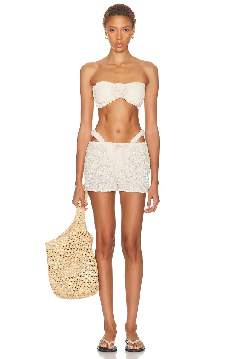 Montce X Elsa Hosk Low-rise Drawstring Short | Thumbnail 5 Montce X Elsa Hosk Low-rise Drawstring Short | Thumbnail 5