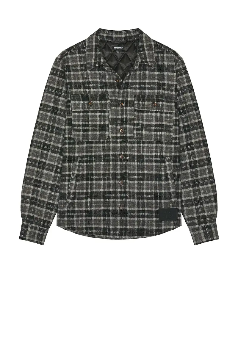Born x Raised Embroidered Flannel Shirt Jacket | Thumbnail 4 Born x Raised Embroidered Flannel Shirt Jacket | Thumbnail 4