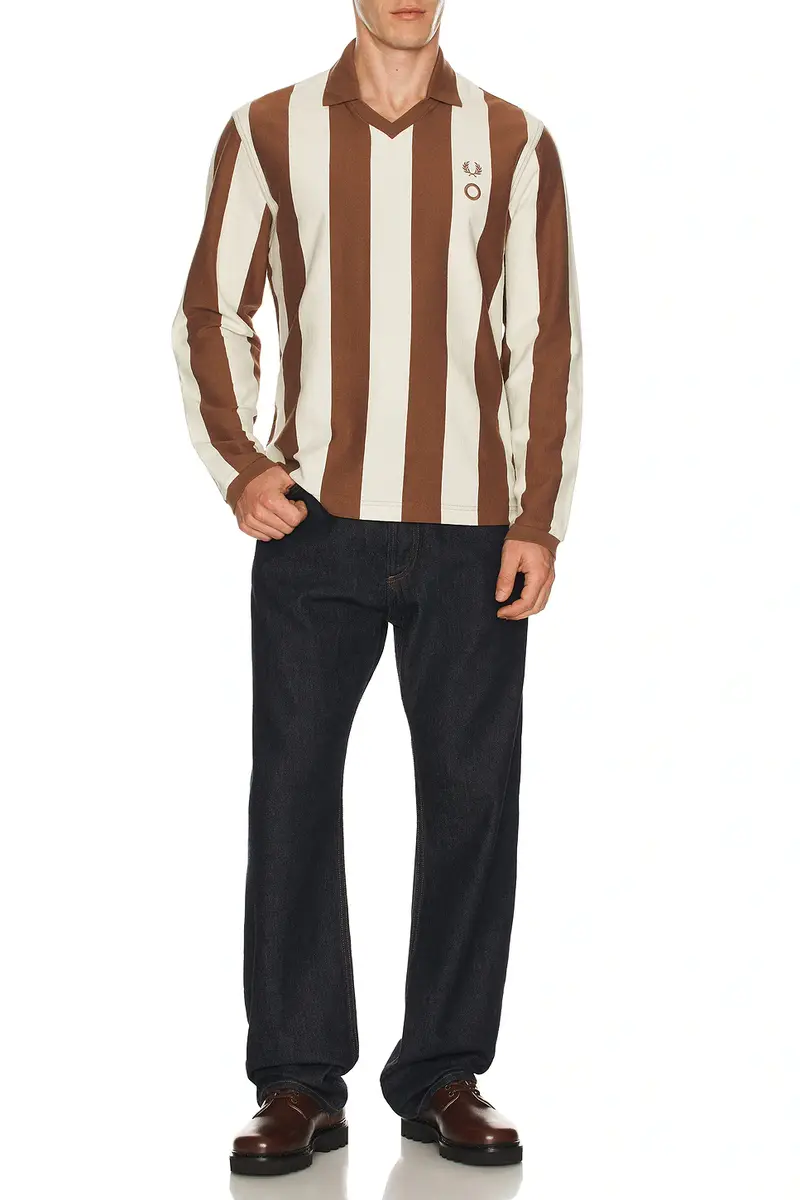 Fred Perry x Craig Green Heavy Weight Long Sleeve Polo Shirt | Thumbnail 3