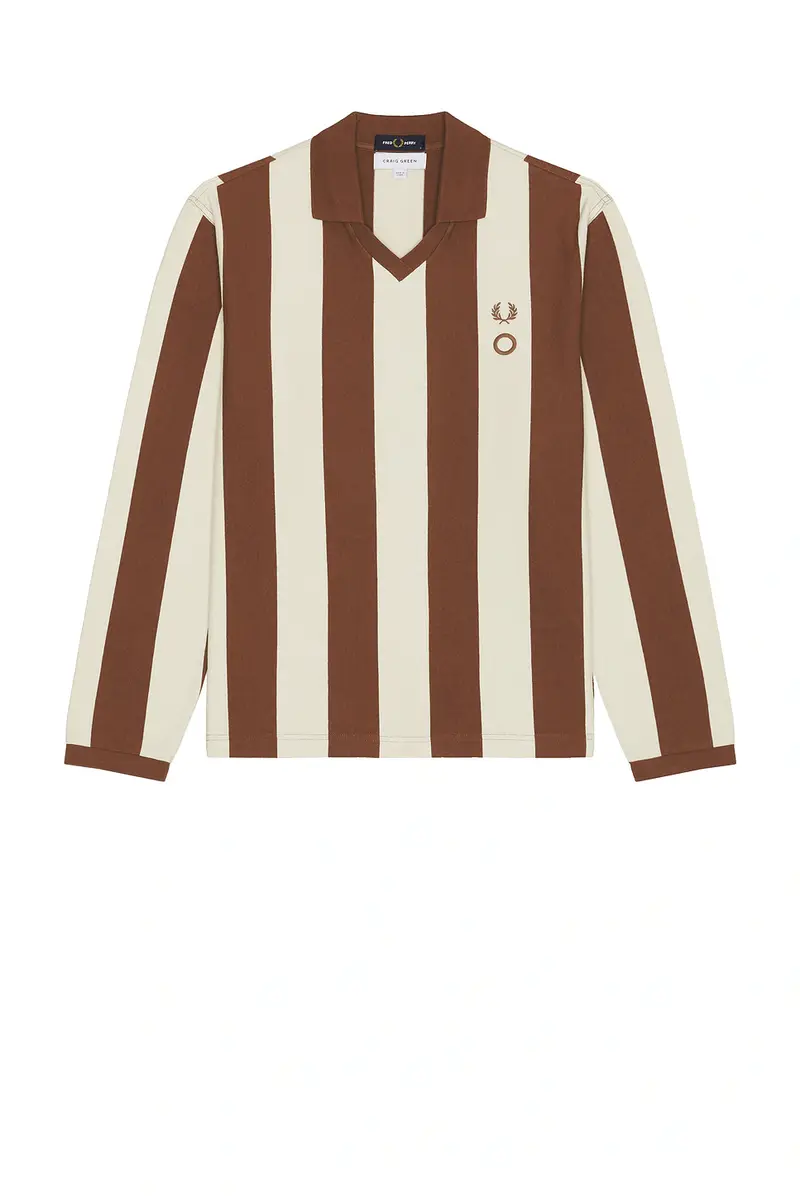 Fred Perry x Craig Green Heavy Weight Long Sleeve Polo Shirt | Thumbnail 4