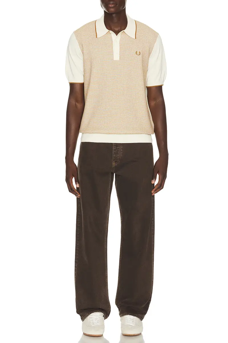 Fred Perry Tonic Waffle Knitted Polo | Thumbnail 3