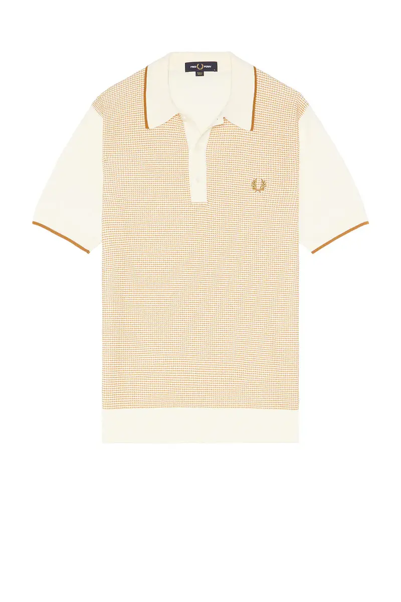 Fred Perry Tonic Waffle Knitted Polo | Thumbnail 4