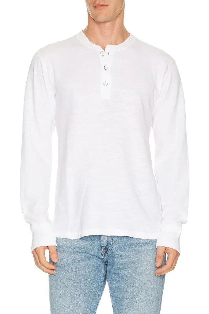 rag & bone Classic Henley | Image 1 rag & bone Classic Henley | Image 1