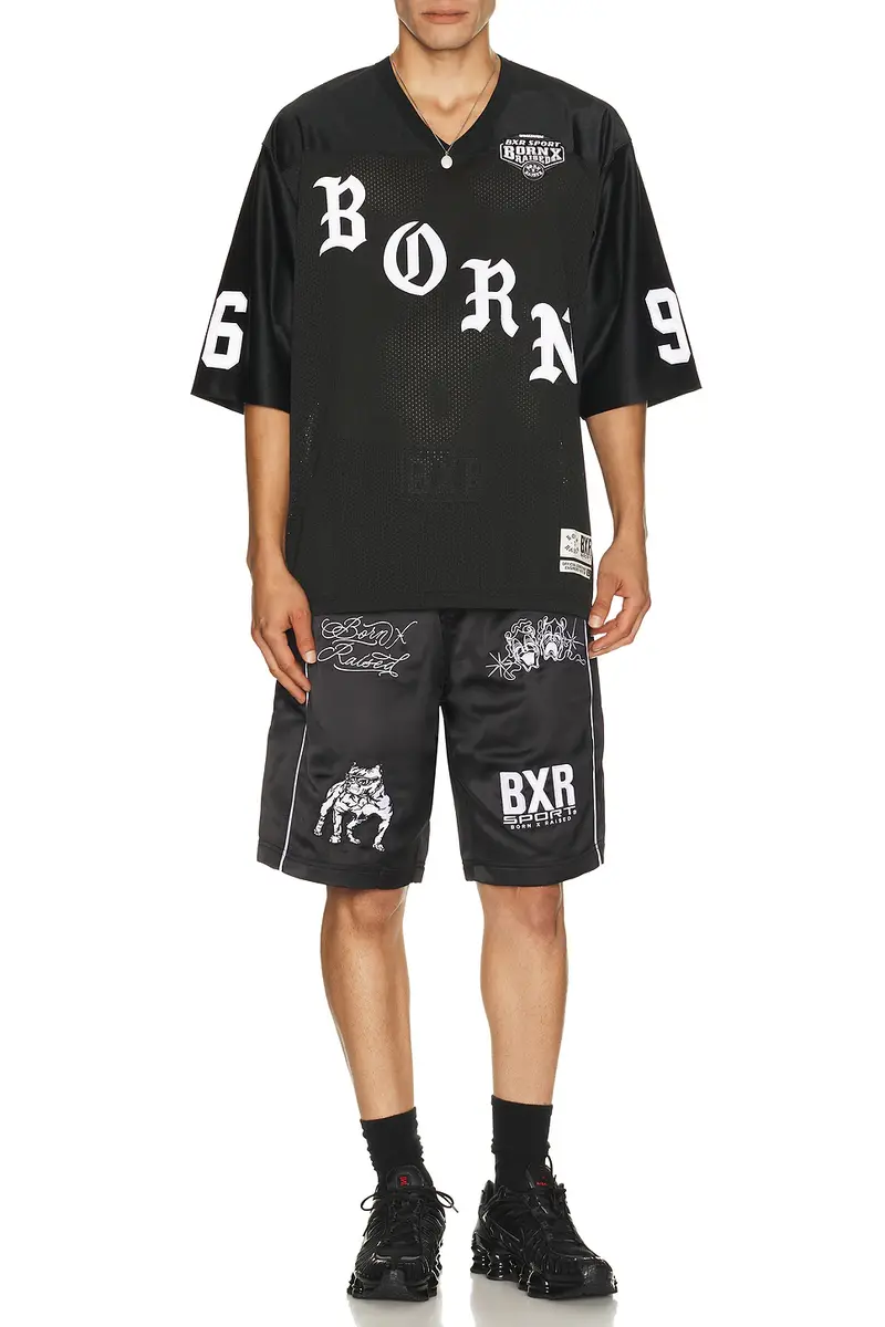Born x Raised Satin Boxing Trunks | Thumbnail 4 Born x Raised Satin Boxing Trunks | Thumbnail 4