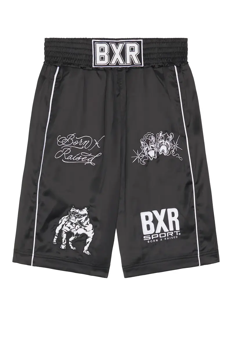 Born x Raised Satin Boxing Trunks | Thumbnail 5 Born x Raised Satin Boxing Trunks | Thumbnail 5