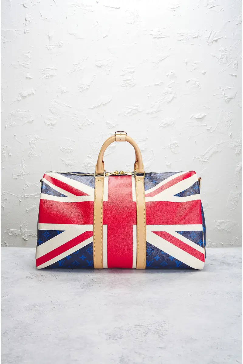 Louis Vuitton Louis Vuitton Union Jack Royal Wedding Keepall Bandouliere 45 Handbag | Thumbnail 3 Louis Vuitton Louis Vuitton Union Jack Royal Wedding Keepall Bandouliere 45 Handbag | Thumbnail 3