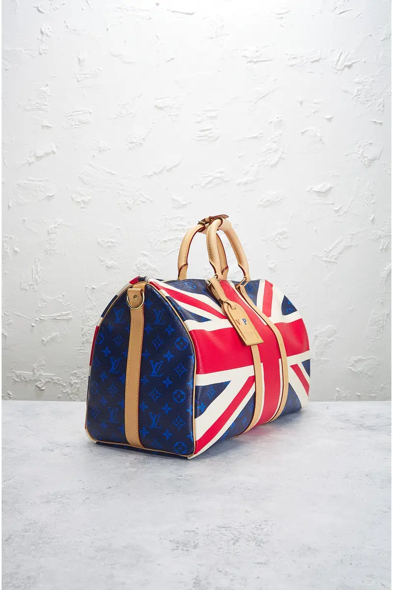 Louis Vuitton Louis Vuitton Union Jack Royal Wedding Keepall Bandouliere 45 Handbag | Thumbnail 4 Louis Vuitton Louis Vuitton Union Jack Royal Wedding Keepall Bandouliere 45 Handbag | Thumbnail 4