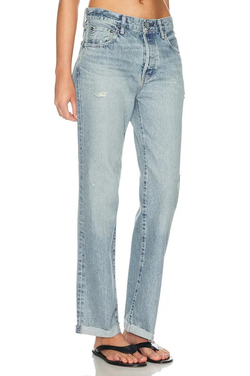 Moussy Vintage Copper Straight Leg Jeans | Thumbnail 2 Moussy Vintage Copper Straight Leg Jeans | Thumbnail 2