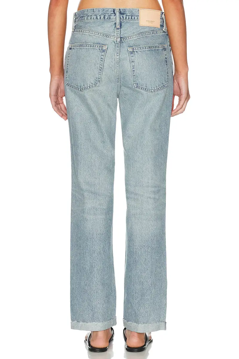 Moussy Vintage Copper Straight Leg Jeans | Thumbnail 4 Moussy Vintage Copper Straight Leg Jeans | Thumbnail 4
