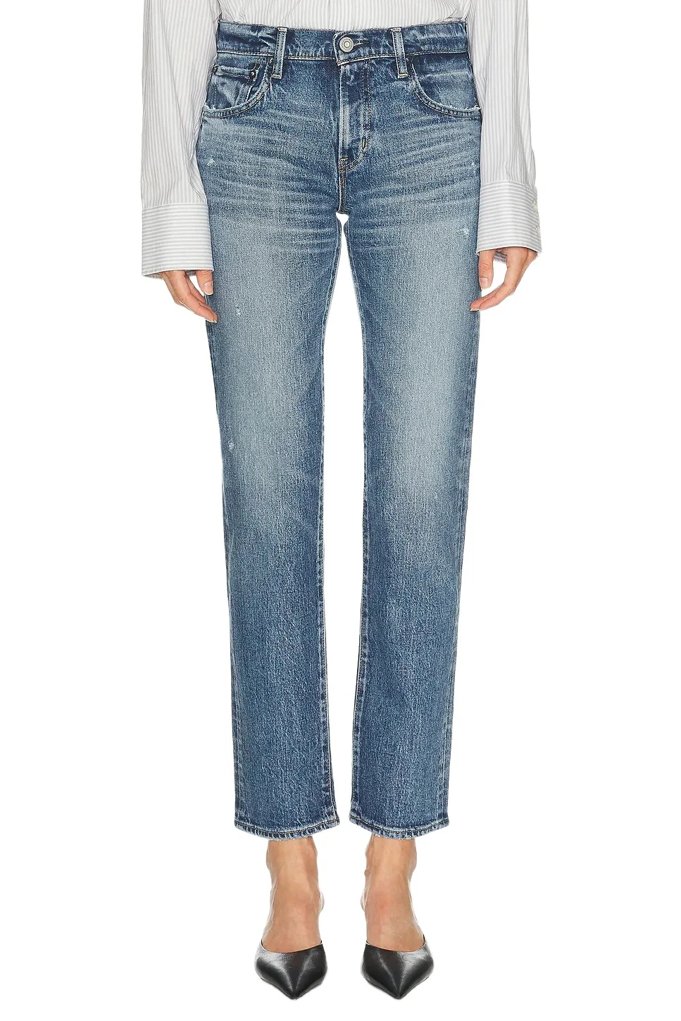 Moussy Vintage Mallard Slim Straight Jeans