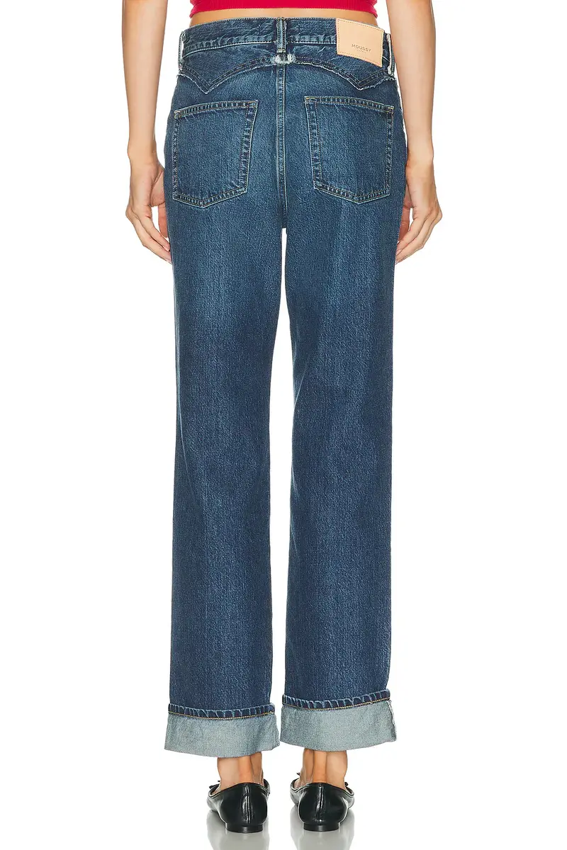 Moussy Vintage Lara Western Straight Leg Jeans | Thumbnail 4