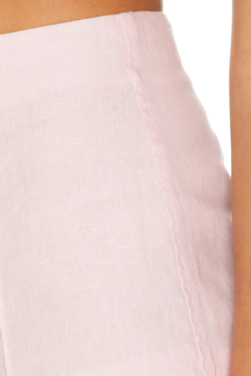 Helsa Washed Linen Micro Short | Thumbnail 7 Helsa Washed Linen Micro Short | Thumbnail 7