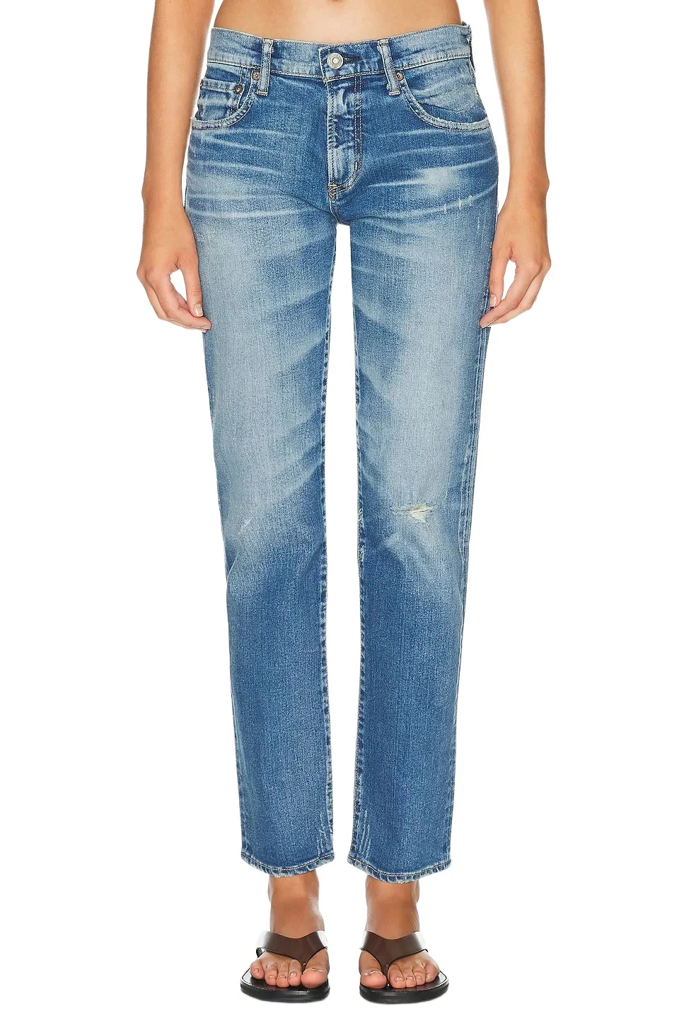 Moussy Vintage Velma Slim Straight Leg Jeans