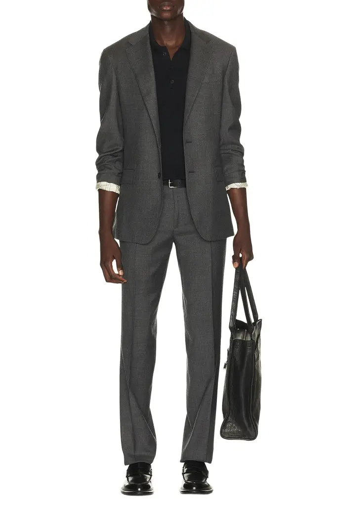 Polo Ralph Lauren 2-Button Single Breasted Sharkskin 2-Piece Suit | Image 1 Polo Ralph Lauren 2-Button Single Breasted Sharkskin 2-Piece Suit | Image 1