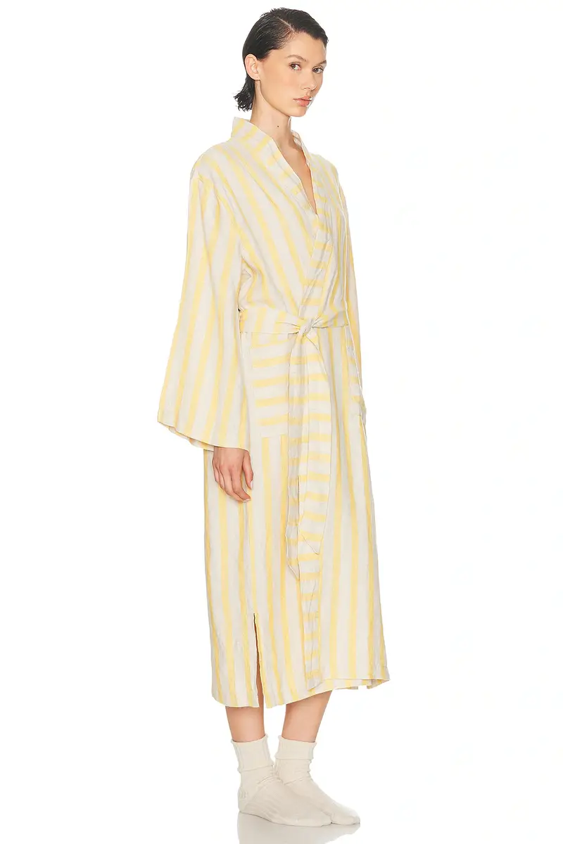 Parachute Linen Stripe Robe | Thumbnail 2 Parachute Linen Stripe Robe | Thumbnail 2