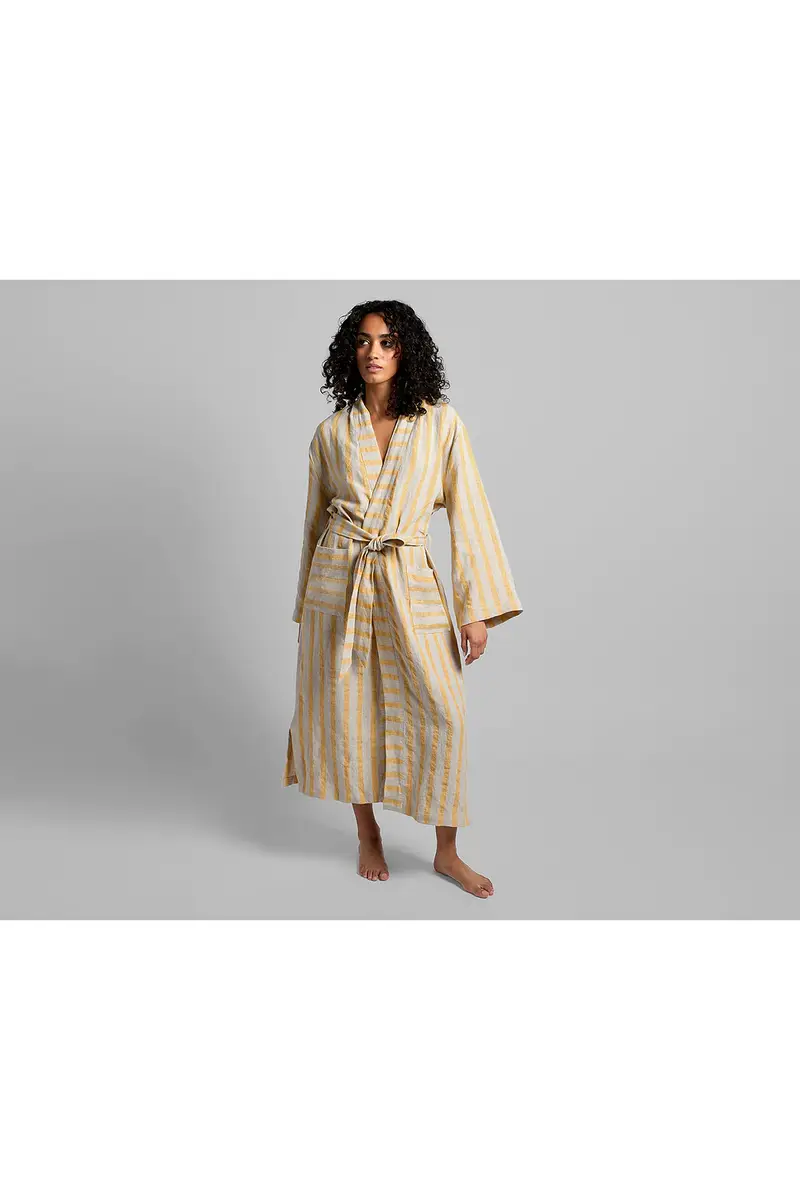 Parachute Linen Stripe Robe | Thumbnail 6 Parachute Linen Stripe Robe | Thumbnail 6