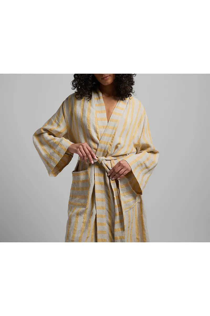 Parachute Linen Stripe Robe | Thumbnail 8 Parachute Linen Stripe Robe | Thumbnail 8