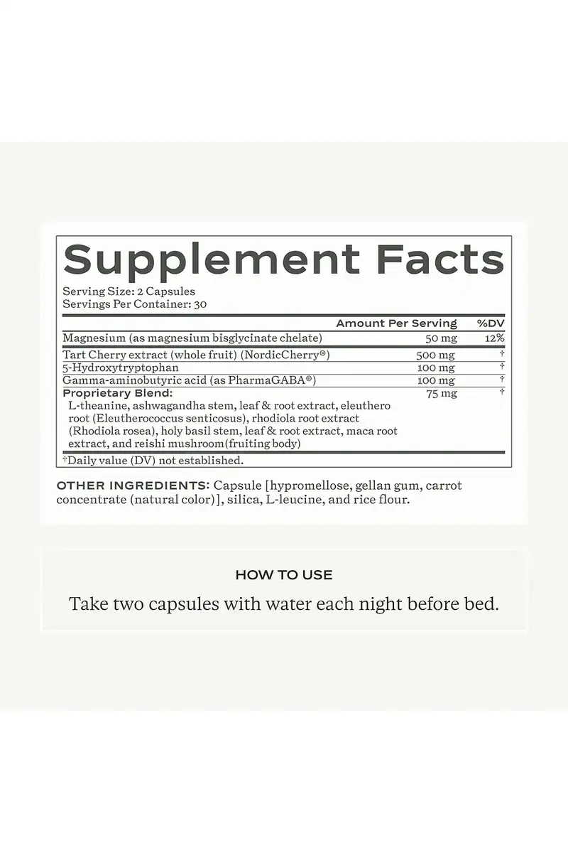Sakara Night Service Sleep Support Capsules | Thumbnail 6