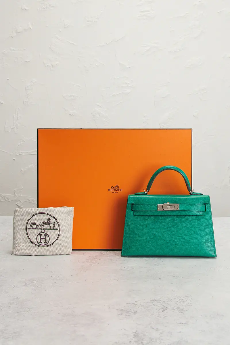 HERMÈS Hermes Epsom Kelly 20 Amazone Handbag | Thumbnail 8 HERMÈS Hermes Epsom Kelly 20 Amazone Handbag | Thumbnail 8