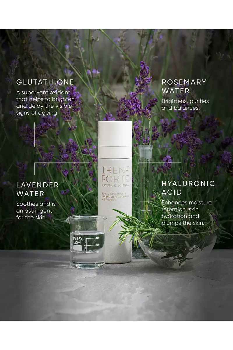 Irene Forte Lavender Face Cream With Glutathione | Thumbnail 3