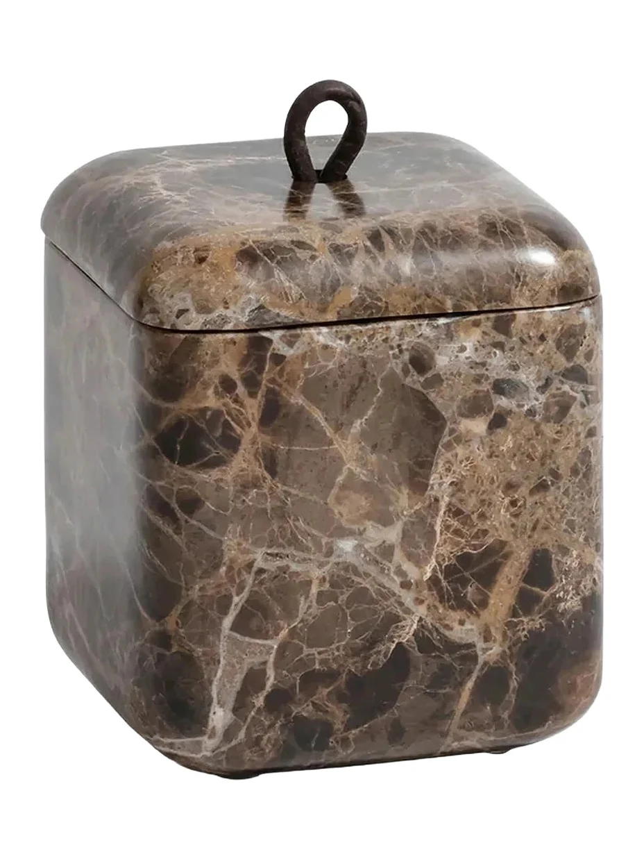 The Favorites Marble Lidded Vanity Jar