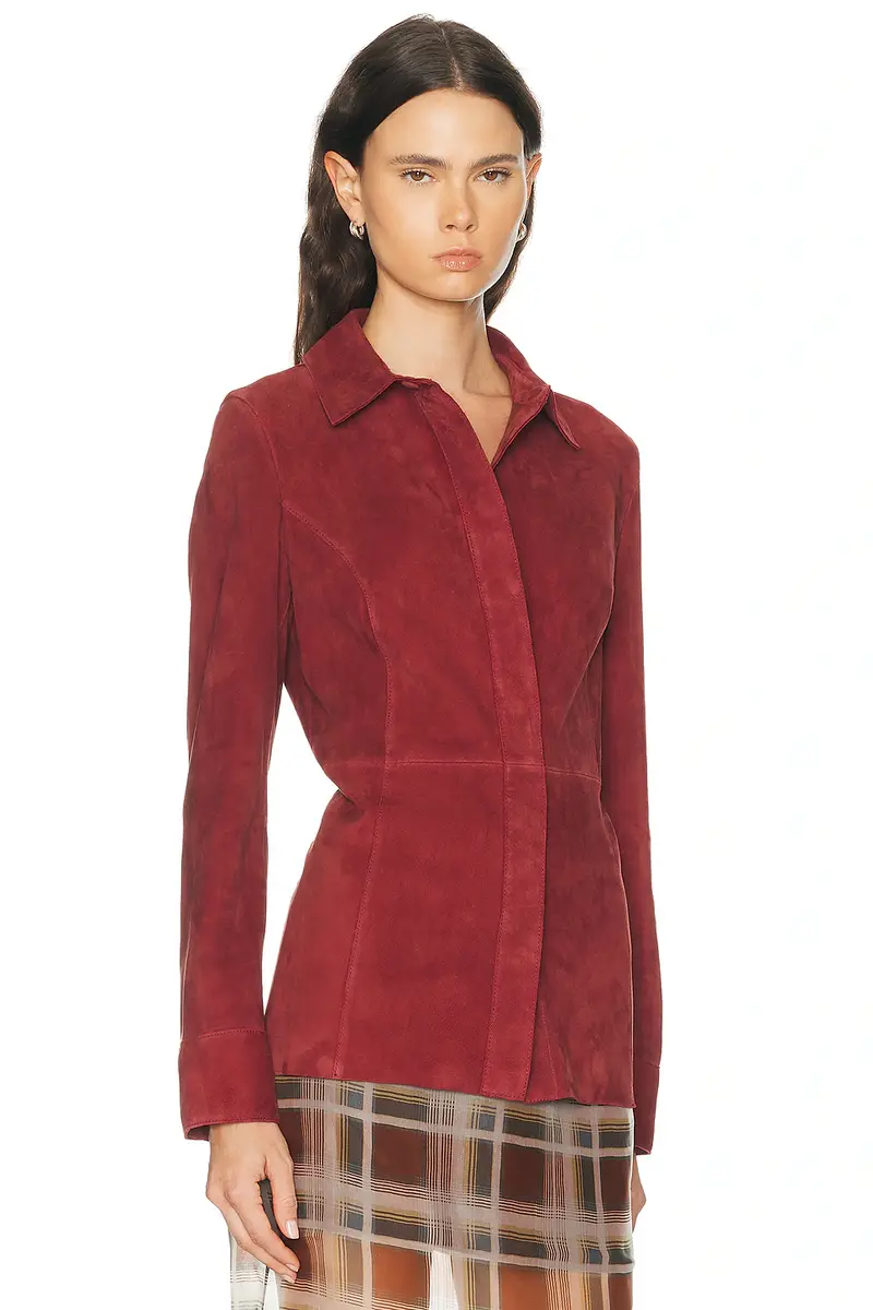Frame The Suede Shirt | Thumbnail 2 Frame The Suede Shirt | Thumbnail 2