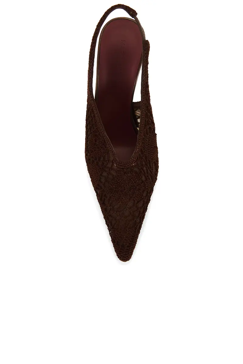 Magda Butrym Slingback Crochet Pump | Thumbnail 4