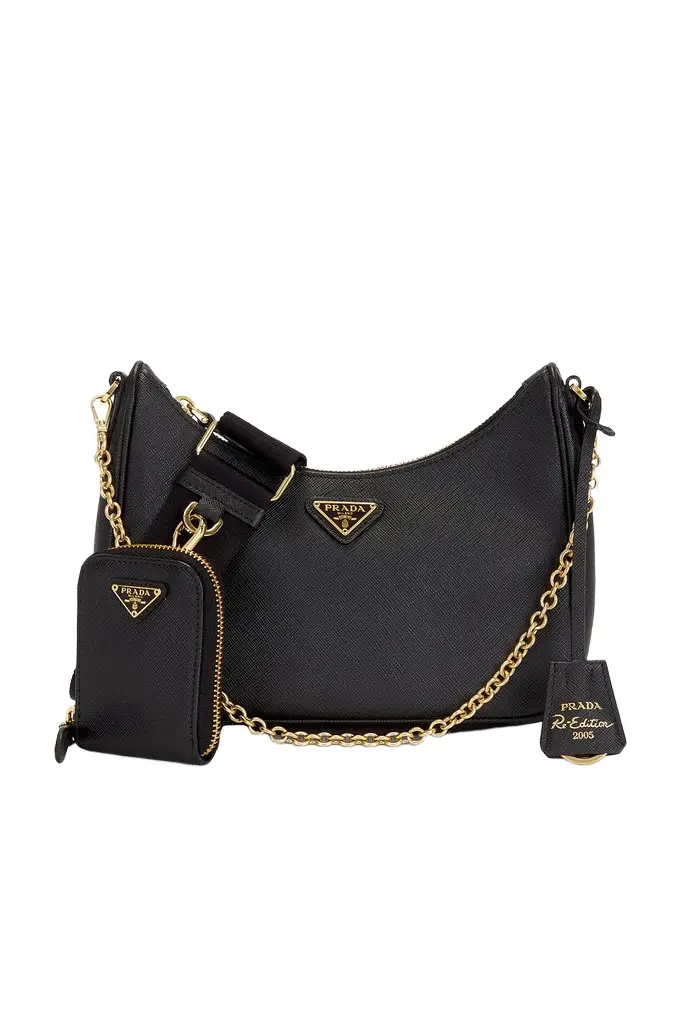 Prada Prada Saffiano Re-Edition 2005 Shoulder Bag | Image 1 Prada Prada Saffiano Re-Edition 2005 Shoulder Bag | Image 1