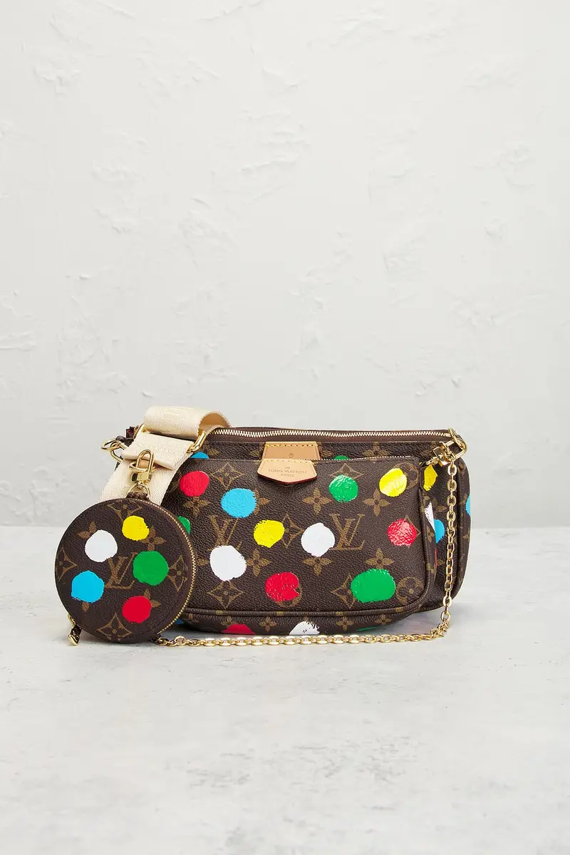 Louis Vuitton Louis Vuitton X Yayoi Kusama Painted Dots Monogram Multi Pochette Accessoires Shoulder Bag | Thumbnail 2 Louis Vuitton Louis Vuitton X Yayoi Kusama Painted Dots Monogram Multi Pochette Accessoires Shoulder Bag | Thumbnail 2