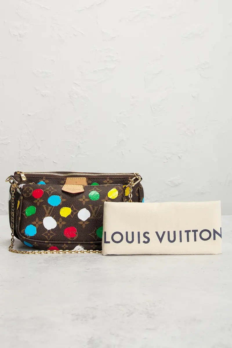 Louis Vuitton Louis Vuitton X Yayoi Kusama Painted Dots Monogram Multi Pochette Accessoires Shoulder Bag | Thumbnail 8 Louis Vuitton Louis Vuitton X Yayoi Kusama Painted Dots Monogram Multi Pochette Accessoires Shoulder Bag | Thumbnail 8
