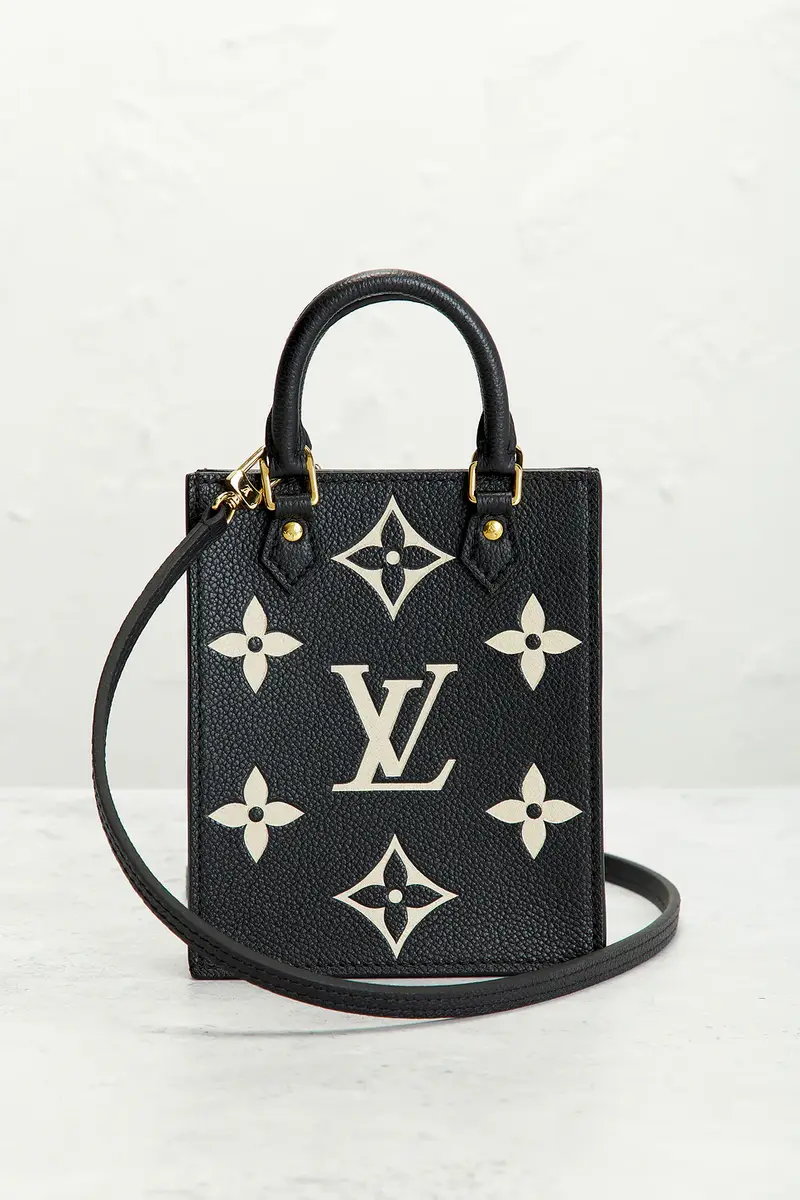 Louis Vuitton Louis Vuitton Empreinte Monogram Giant Petit Sac Plat Tote Bag | Thumbnail 2 Louis Vuitton Louis Vuitton Empreinte Monogram Giant Petit Sac Plat Tote Bag | Thumbnail 2