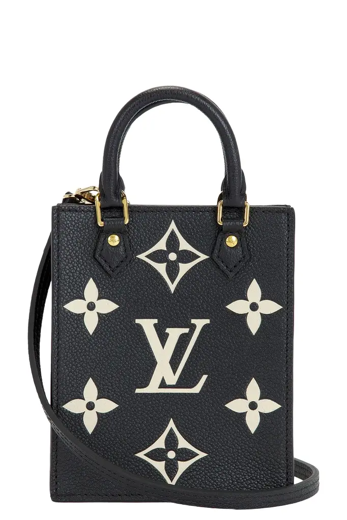 Louis Vuitton Louis Vuitton Empreinte Monogram Giant Petit Sac Plat Tote Bag | Image 1 Louis Vuitton Louis Vuitton Empreinte Monogram Giant Petit Sac Plat Tote Bag | Image 1